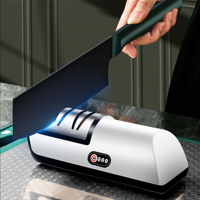 Automatic USB Rechargeable Electric Knife Sharpener