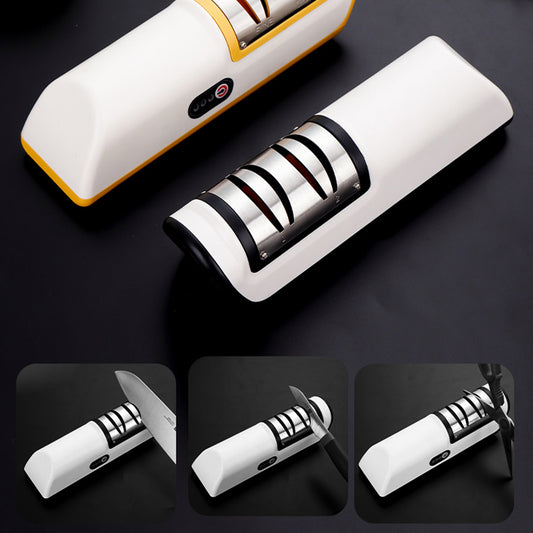Automatic USB Rechargeable Electric Knife Sharpener