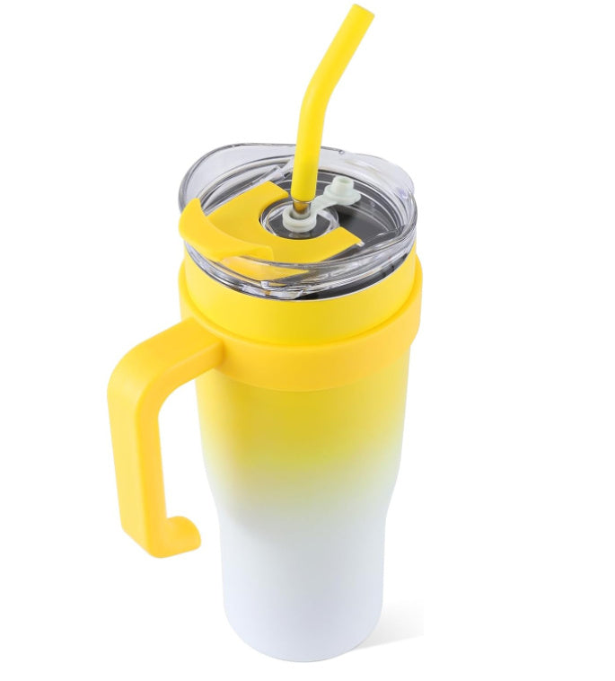 Ochapa 40 Oz Tumbler With Handle Straw Lid Insulated Vacuum