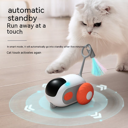 Chasing Remote Control Interactive Cat Car Toy USB Charging