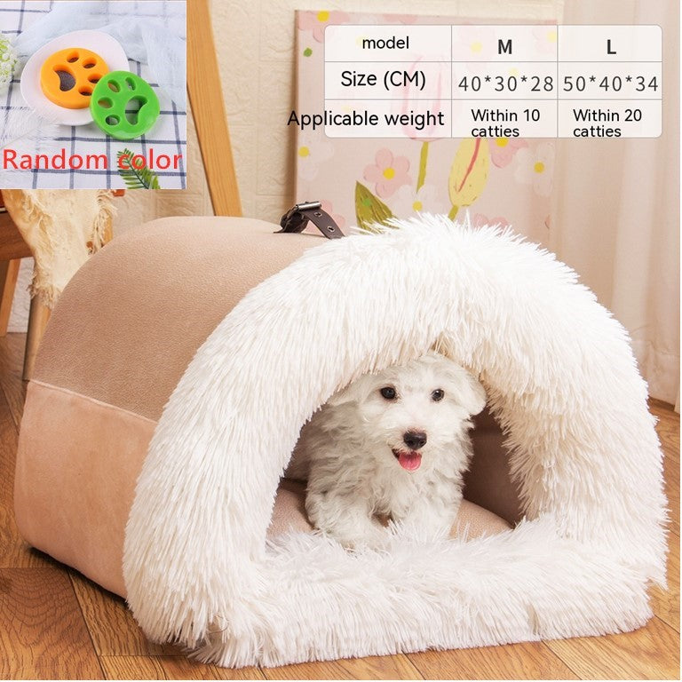 New Splice Portable Pet Nest Portable Autumn And Winter Warm