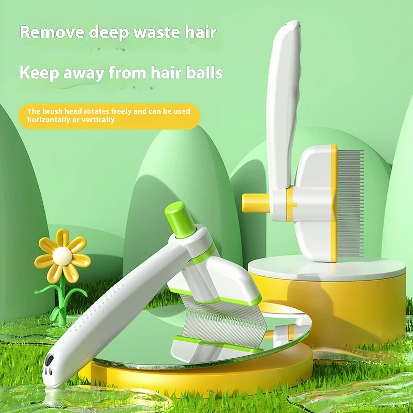 Cat Comb Tie Removal Floating Hair Magic Long Hair Pet Self-Cleaning