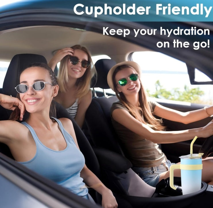 Ochapa 40 Oz Tumbler With Handle Straw Lid Insulated Vacuum