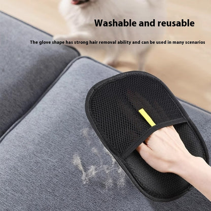 Pet Hair Remover Mitt Gloves Dog Cat With Long Short Curly Hair