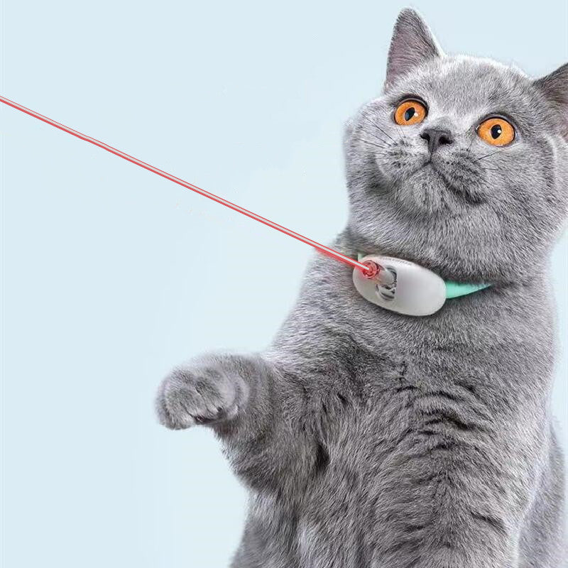 Automatic Cat Toy Smart Laser Teasing Cat Collar Electric USB Charging